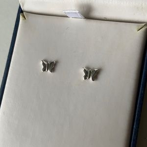 Sterling Silver Butterfly Earrings